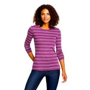 Eddie Bauer Women's Favourite Long-Sleeve Crewneck T-Shirt